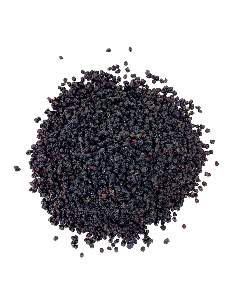 USDA Certified Organic Dried Elderberries Bulk - New Stock in Jan- 20lbs Bag (Sambucus Nigra - Black Elderberry)