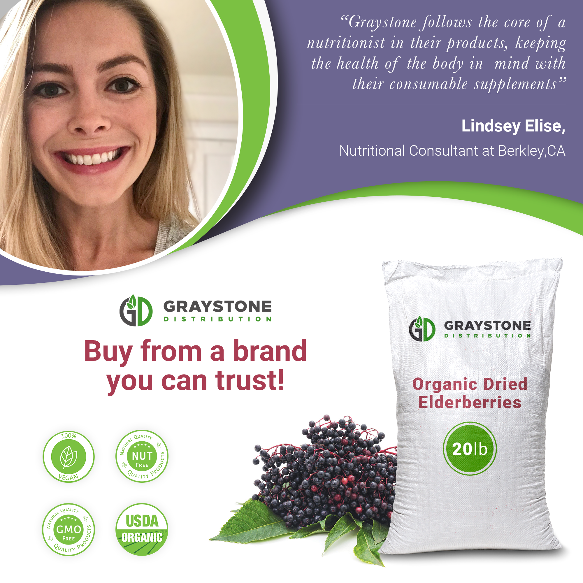 USDA-Certified Organic Dried Elderberries for Wholesale Production